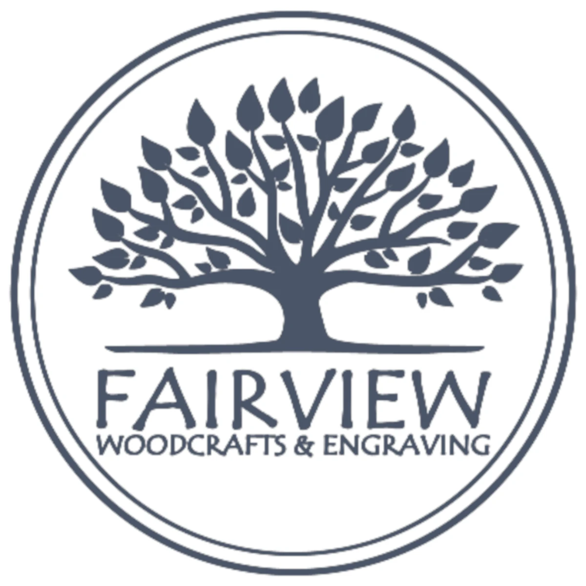 The fairview woodcrafts company logo